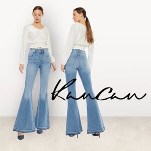 KanCan Cinthia Ultra High Rise Super Flare Jeans 28 Women’s Color:Estilo KC7086M